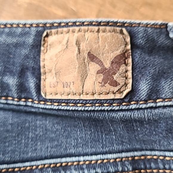 American‎ Eagle Jegging medium Wash Size 4 Super clean! - Picture 5 of 7